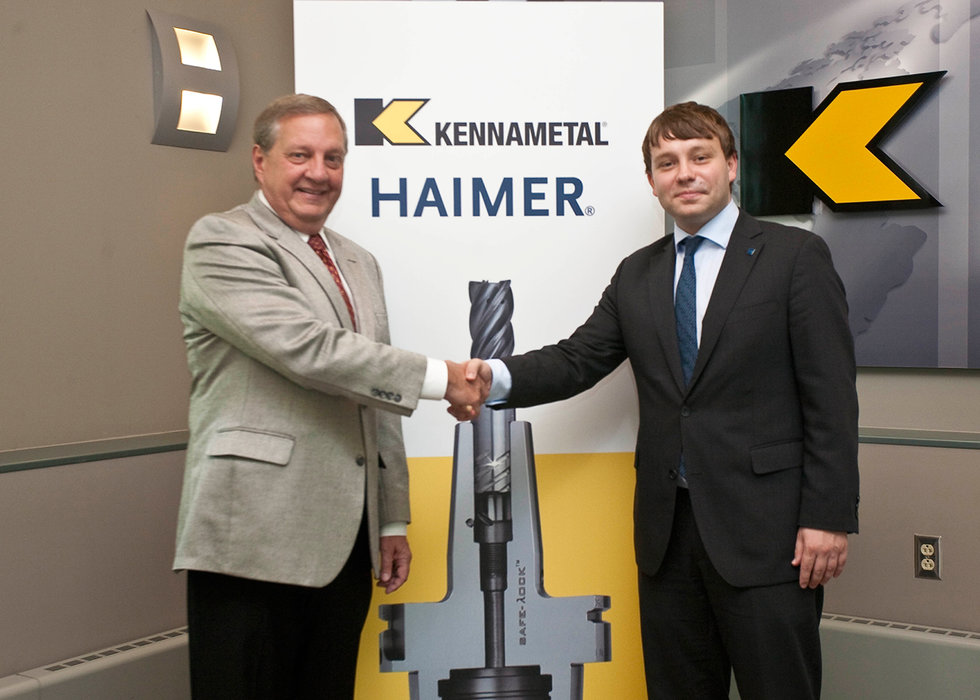Kennametal ile Haimer, Kennametal’in Yenilikçi KM4X Mil Bağlantısının Tedariki için Antlaşma İmzaladı